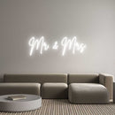 Custom Neon: Mr. & Mrs. - VINTAGE SIGN