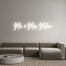 Custom Neon: Mr. & Mrs. Mi... - VINTAGE SIGN