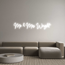 Custom Neon: Mr. & Mrs. Wr... - VINTAGE SIGN