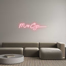 Custom Neon: Mrs. Cyn - VINTAGE SIGN