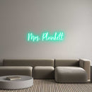 Custom Neon: Mrs. Plunkett - VINTAGE SIGN
