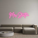 Custom Neon: Mrs.Stratton - VINTAGE SIGN