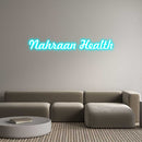 Custom Neon: Nahraan Health - VINTAGE SIGN