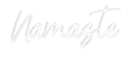 Custom Neon: Namaste - VINTAGE SIGN