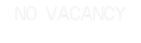 Custom Neon: No vacancy - VINTAGE SIGN