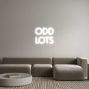 Custom Neon: ODD LOTS - VINTAGE SIGN