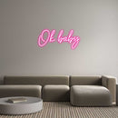 Custom Neon: Ok baby - VINTAGE SIGN