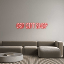 Custom Neon: OSF Gift Shop - VINTAGE SIGN