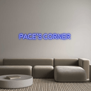 Custom Neon: Pace’s Corner - VINTAGE SIGN