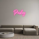 Custom Neon: Paisley - VINTAGE SIGN