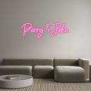 Custom Neon: Perry & John - VINTAGE SIGN