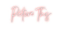 Custom Neon: Picture This - VINTAGE SIGN
