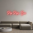 Custom Neon: Pop Pop's Bar - VINTAGE SIGN