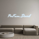 Custom Neon: ProFarm Diesel - VINTAGE SIGN