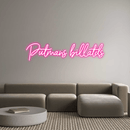 Custom Neon: Putmans billa... - VINTAGE SIGN