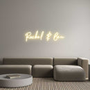 Custom Neon: Rachel & Ben - VINTAGE SIGN
