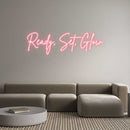 Custom Neon: Ready, Set, G... - VINTAGE SIGN