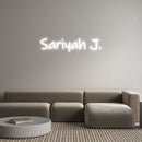 Custom Neon: Sariyah J. - VINTAGE SIGN