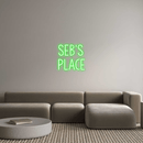 Custom Neon: Seb’s Place - VINTAGE SIGN