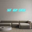 Custom Neon: Self Help Cen... - VINTAGE SIGN