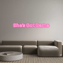Custom Neon: She’s Got Game - VINTAGE SIGN