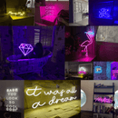 Custom Neon Signs Battery Powered Party Birthday Art Wall Backdrop Sign Decor for Bedroom Home Bar Pub Neon, Gift Night Light Neon Sign Custom - Battery Version - VINTAGE SIGN