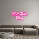 Custom Neon: Sluts Meet H... - VINTAGE SIGN