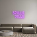 Custom Neon: Spille Ville - VINTAGE SIGN