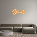 Custom Neon: Stewarts - VINTAGE SIGN