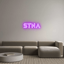 Custom Neon: STNA - VINTAGE SIGN