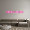 Custom Neon: Studio 74 Vin... - VINTAGE SIGN