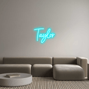 Custom Neon: Taylor - VINTAGE SIGN