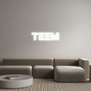 Custom Neon: TEEM - VINTAGE SIGN