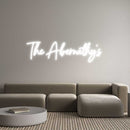 Custom Neon: The Abernathy’s - VINTAGE SIGN