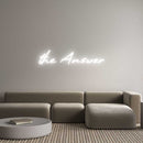 Custom Neon: the Answer - VINTAGE SIGN