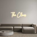 Custom Neon: The Clines - VINTAGE SIGN