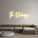 Custom Neon: The Elinburgs - VINTAGE SIGN