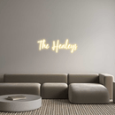 Custom Neon: The Healeys - VINTAGE SIGN