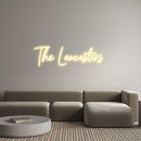 Custom Neon: The Lancasters - VINTAGE SIGN