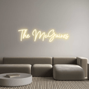 Custom Neon: The McGuines - VINTAGE SIGN