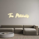 Custom Neon: The Mitchells - VINTAGE SIGN