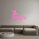 Custom Neon: The Morgans - VINTAGE SIGN