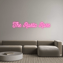 Custom Neon: The Rustic Rose - VINTAGE SIGN