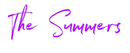 Custom Neon: The Summers - VINTAGE SIGN