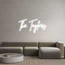 Custom Neon: The Taylors - VINTAGE SIGN