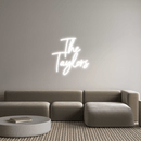 Custom Neon: The Taylors - VINTAGE SIGN