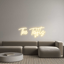 Custom Neon: The Teffts - VINTAGE SIGN