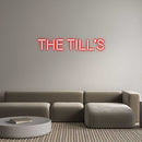 Custom Neon: THE TILL'S - VINTAGE SIGN