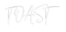 Custom Neon: TOAST - VINTAGE SIGN