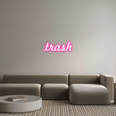 Custom Neon: trash - VINTAGE SIGN
